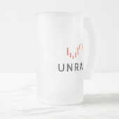 Unraid Stein Mattglas Bierglas (VorderseiteRechts)