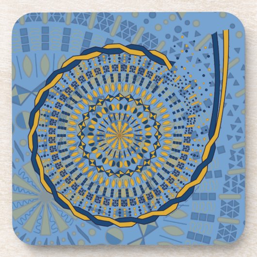 Unravel Square Untersetzer (Vorderseite)