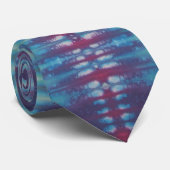 Unreal Blue Red Gefärbte Krawatte Necktie (Gerollt)