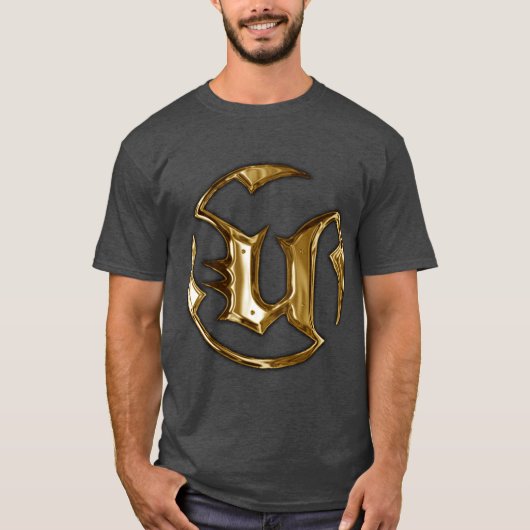 Unreal Turnier Gold Logo T-Shirt (Vorderseite)