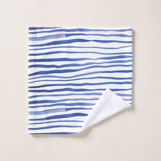 Unregelmäßige Aquarellfarben - einfache Linien - b Badhandtuch Set (Waschlappen)