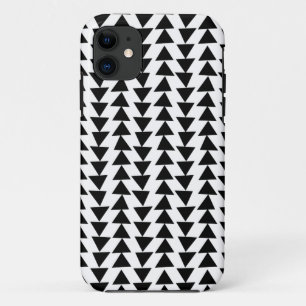 Unregelmäßige Dreiecke - Schwarz auf Weiß Case-Mate iPhone Hülle