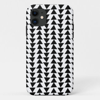 Unregelmäßige Dreiecke - Schwarz auf Weiß Case-Mate iPhone Hülle