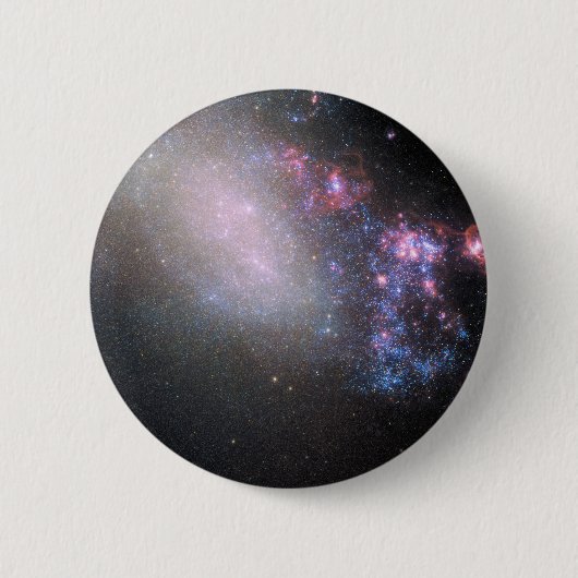 Unregelmäßige Galaxy Ngc 4485 Button (Vorderseite)
