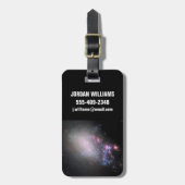 Unregelmäßige Galaxy Ngc 4485 Gepäckanhänger (Vorderseite vertikal)