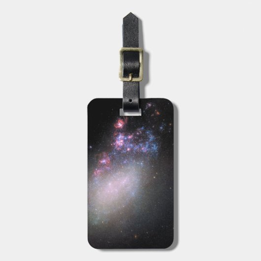 Unregelmäßige Galaxy Ngc 4485 Gepäckanhänger (Vorderseite vertikal)