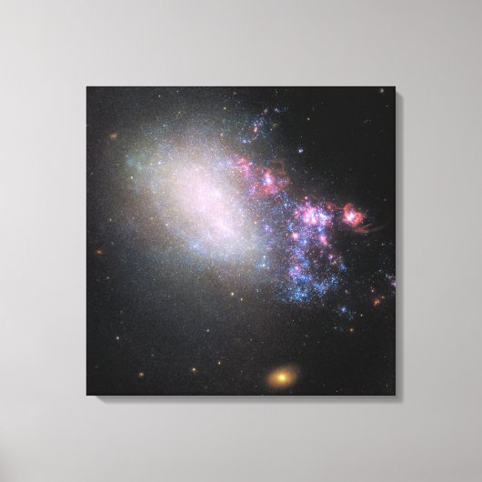 Unregelmäßige Galaxy Ngc 4485 Leinwanddruck (Vorderseite)