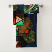 Unregelmäßige geometrische Formen mit deformierter Badhandtuch Set (Insitu)