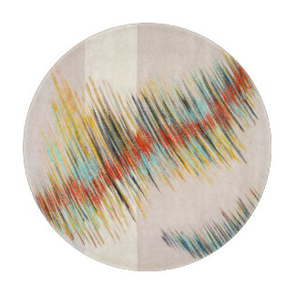 Unregelmäßige Kurven Abstrakte Malerei Kunst Schneidebrett