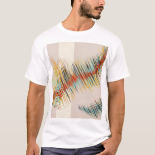Unregelmäßige Kurven Abstrakte Malerei Kunst T-Shirt