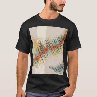 Unregelmäßige Kurven Abstrakte Malerei Kunst T-Shirt