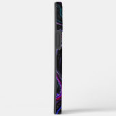 Unregelmäßige Kurven mit Farben, die durch die Dun Case-Mate iPhone Hülle (Rückseite / Rechts)