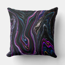 Unregelmäßige Kurven mit Farben, die durch die Dun