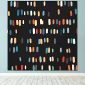 Unregelmäßige mehrfarbige Rechtecke Leinwanddruck (Insitu (Holzboden))