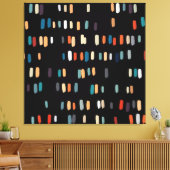 Unregelmäßige mehrfarbige Rechtecke Leinwanddruck (Insitu (Wohnzimmer))