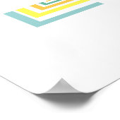 Unregelmäßige Quadrate Poster (Ecke)