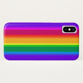 Unregelmäßige Regenbogenstreifen Case-Mate iPhone Hülle (Rückseite (Horizontal))