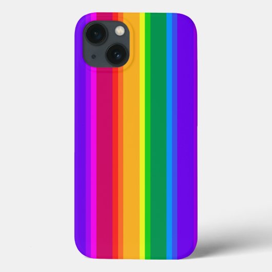 Unregelmäßige Regenbogenstreifen Case-Mate iPhone- iPhone Hülle (Rückseite)