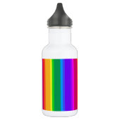 Unregelmäßige Regenbogenstreifen Edelstahlflasche (Links)