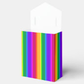 Unregelmäßige Regenbogenstreifen Geschenkschachtel (Geöffnet)