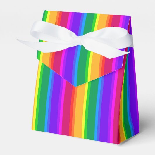 Unregelmäßige Regenbogenstreifen Geschenkschachtel (Vorderseite)
