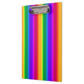 Unregelmäßige Regenbogenstreifen Klemmbrett (Links)