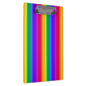 Unregelmäßige Regenbogenstreifen Klemmbrett (Rechts)