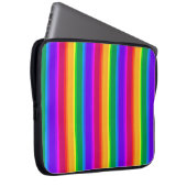 Unregelmäßige Regenbogenstreifen Laptopschutzhülle (Vorne Rechts)