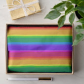 Unregelmäßige Regenbogenstreifen Seidenpapier (Geschenk)
