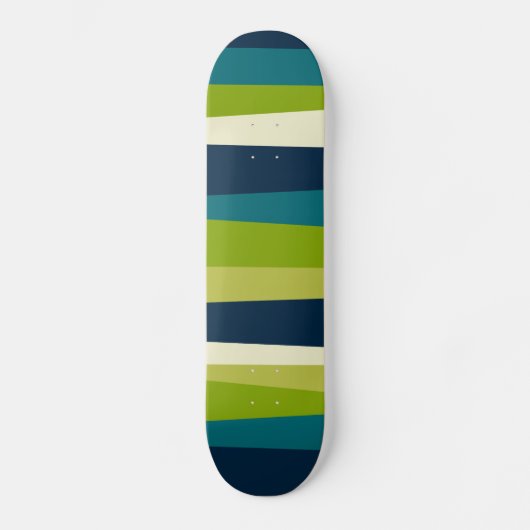 Unregelmäßige Streifen 01 Skateboard (Vorderseite)