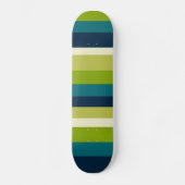 Unregelmäßige Streifen 02 Skateboard (Vorderseite)