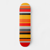 Unregelmäßige Streifen 05 Skateboard (Vorderseite)