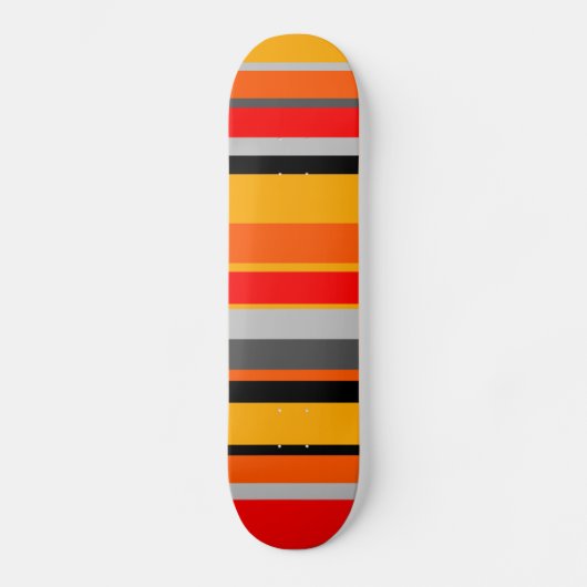 Unregelmäßige Streifen 05 Skateboard (Vorderseite)
