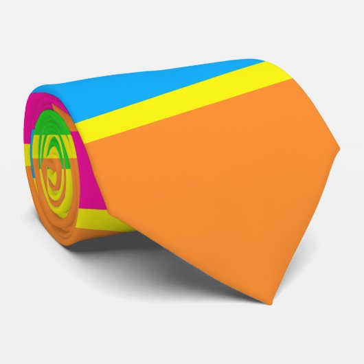 Unregelmäßige Streifen 08 Krawatte (Gerollt)