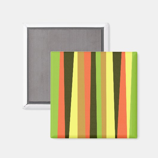 Unregelmäßige Streifen (vertikal) Magnet (Vorderseite/Rückseite)