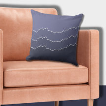 Unregelmäßiger Torf Cool Blaugraue Streifen