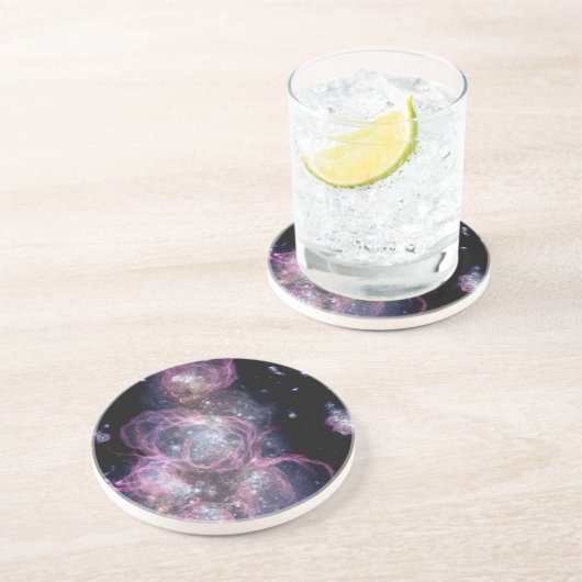 Unregelmäßiger Zwarf Galaxy Zwicky Sandstein Untersetzer (Seite)