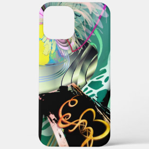 Unregelmäßiges gebogenes Panorama von Formen und O Case-Mate iPhone Hülle