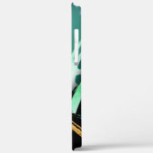 Unregelmäßiges gebogenes Panorama von Formen und O Case-Mate iPhone Hülle (Rückseite / Links)