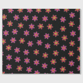 Unregelmäßiges Grassplot einschließlich blühender  Geschenkpapier (Flach)