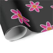 Unregelmäßiges Grassplot einschließlich blühender  Geschenkpapier (Rolleneckpunkt)