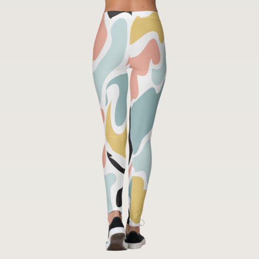 Unregelmäßiges Muster Leggings (Rückseite)