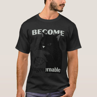 Unregierbar werden - Schwarze Katze beißt Hand Lus T-Shirt