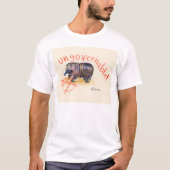 Unregierbarer Anarchist Hippo. Moo Deng inspiriert T-Shirt (Vorderseite)