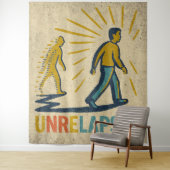 Unrelapsed - Medium (50" x 60") Tapestry Wandteppich (Beispiel)