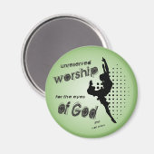 Unreservierter Gottesmagnet Magnet (Vorderseite/Rückseite)