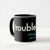Unruhe! Tasse (Vorderseite Links)