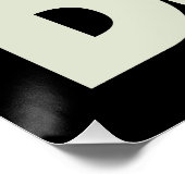 Unruhen und nicht Ernährung Poster (Ecke)