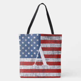 Unruhestiftende amerikanische Flagge 4. Juli Urspr Tasche