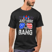 Unruhestifter 4. Juli nur hier, um die US-Flagge z T-Shirt (Vorderseite)